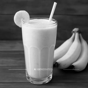 Banana Milkshake+Vez Fierd Rice