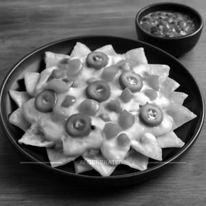 Veg Cheese Nachos