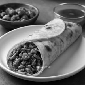 Chatpata Spicy Mushroom  Roll