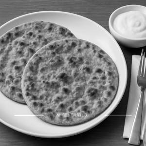 Mix Veg Paratha With Curd