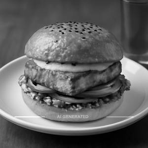 Tandoori paneer burger                                                                                                             