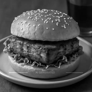 Paneer barbeque burger