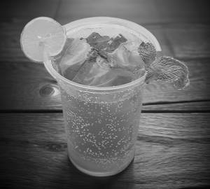 Blue logoon mocktail