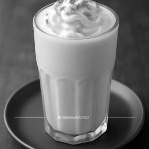 Butterscotch milk shake