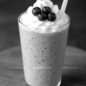 Blueberry thickshake