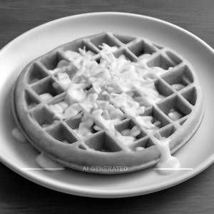 White Chocolate Waffle