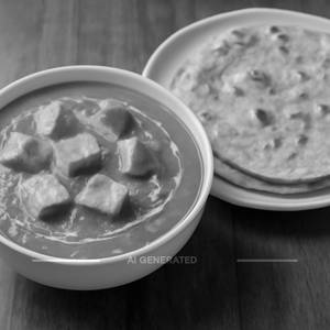 Matar Paneer With 5 Butter Chapati