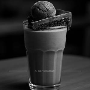Belgium chocolate milkshake