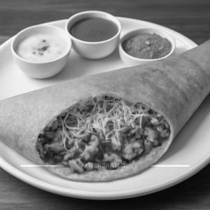 Cheese Schezwan Masala Dosa