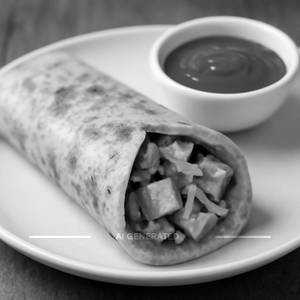Egg Cheese Paneer Roll 