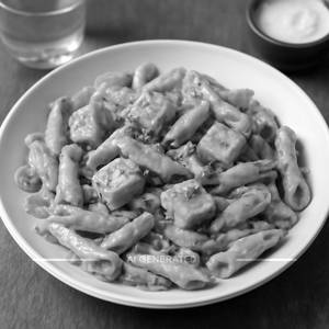 Indian Paneer Cheese Penne Pasta