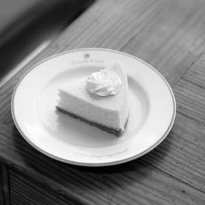 NY Style Baked Cheese Cake Slice