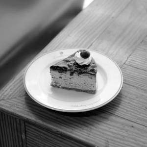 Blueberry Cheese Cake Slice