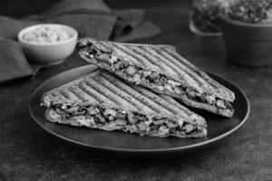 Schezwan Mushroom Toast
