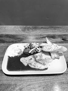 Garlic And Butter Fish Steak