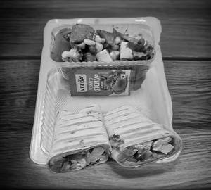 Veg Paneer Wrap + Saute Veg