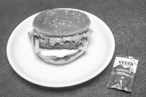 Aloo Tikki Cheese Burger