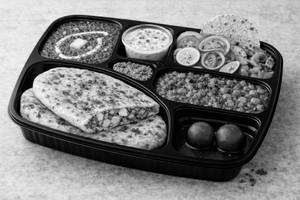 Matar Paneer Kulcha Thali