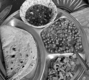 Bihar Matar Ghugni Thali