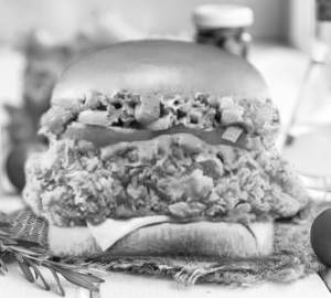 Rider's Chicken Special Burger