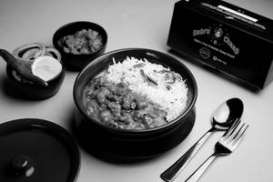 Rajma Chawal Bowl + Pickle + Salad
