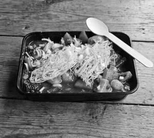 Pan Fried Noodles with Exotic Veg