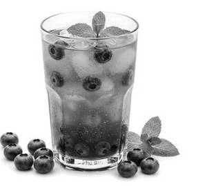 Blueberry Soda ( 70 to 150 calories )