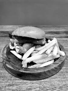 Chicken Sausage Burger