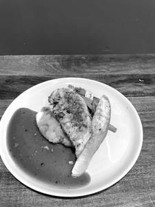 Garlicky Glazed Chicken Steak