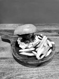 Maple Fried Chicken Burger