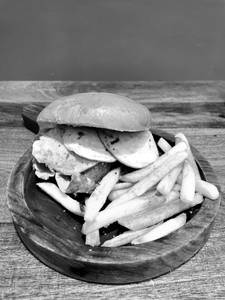 Chicken Salami Burger