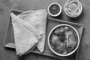 Angithi Kathi Subzi With 2 Rumali Roti