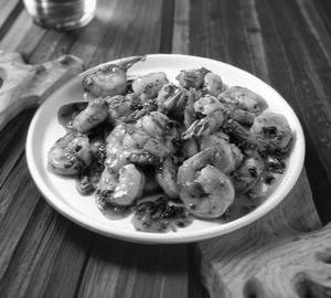 Prawn in oyster sauce