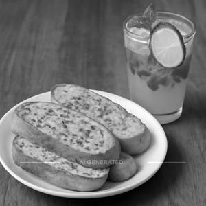 Garlic Bread + Mojito