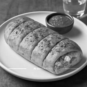 Paneer Stuffed Garlic Bread