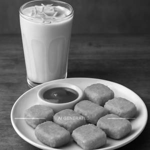 Veg Nuggets + Butterstoch Shake