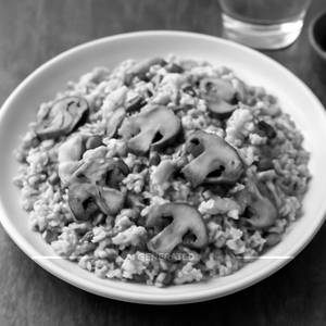 Egg Mushroom Fried Rice