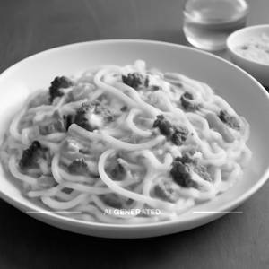 Veg Spaghetti Alfredo Pasta