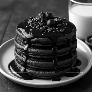 Triple chocolate [pancakes]