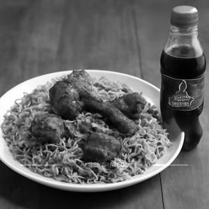Muton Fry Piece Biryani + Thumsup 250 ml pet bottle