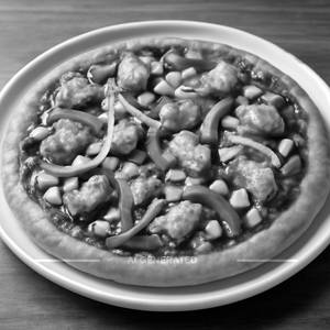 Barbeque chicken pizza [medium]