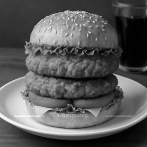 Double Chicken Burger