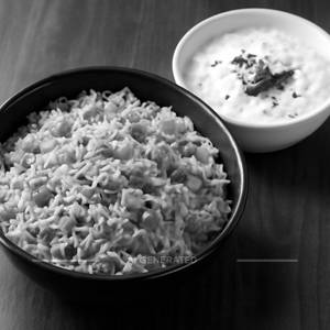Veg Fried Rice + Curd Rice