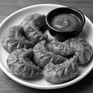 Chicken peri peri fried momos