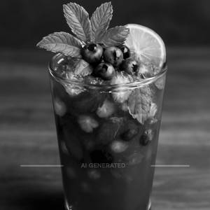 Blueberry mojito