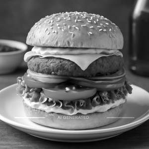 Veg tower burger