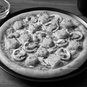 Panner Mushroom Pizza