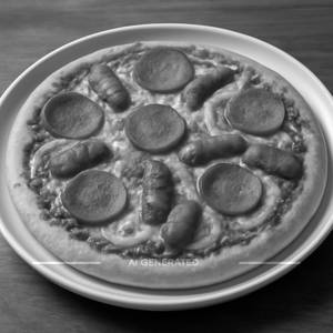 Salami & (Barbeque) Sausage Supreme Pizza