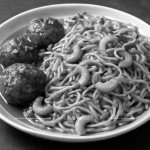 Veg manchuria cashew noodles