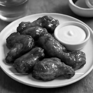 Barbeque chicken wings